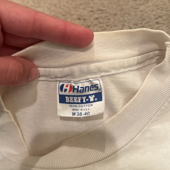 Vintage Made in USA Single Stitch Jackson Browne US Tour 1986 Graphic T shirt - Picture 3 of 6